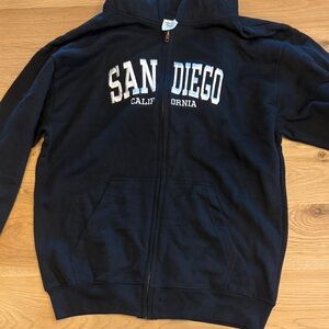 San Diego Black Hoodie
